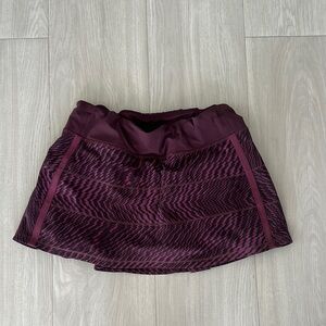 lululemon athletica Purple tennis Skirt